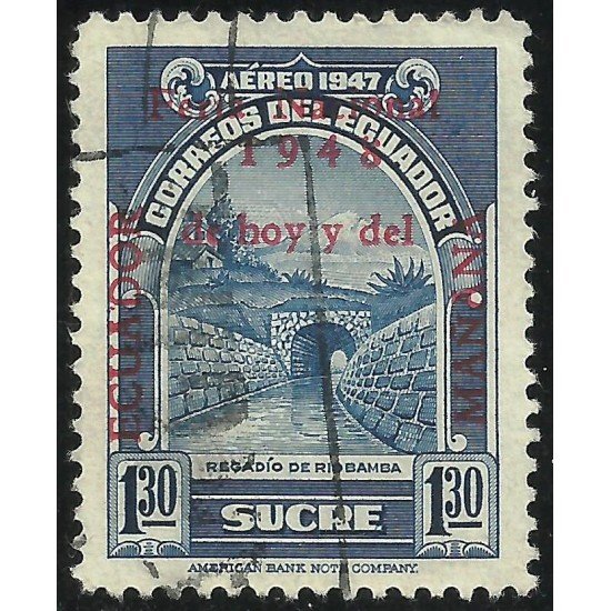 Ecuador A- 203A 1948 Feria Nacional del hoy y del Mañana Usados