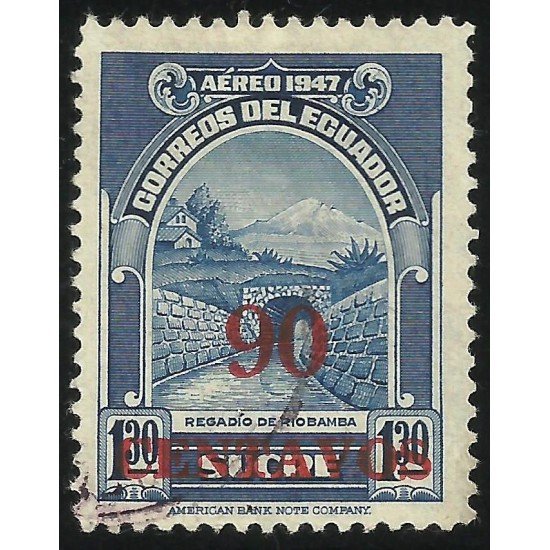 Ecuador A- 234 1952 Aéreo Regadío de Riobamba Usado