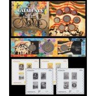Catalunya Conjunto Pruebas Filatélicas Numismáticas Cartera Euros Completo 2016 Catalunya Conjunto Pruebas Filatélicas Numismáticas Cartera Euros Completo 2016