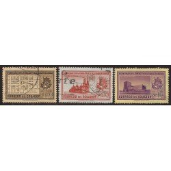 Ecuador A- 306/08 1957 Aéreo 4 Centenario de la Ciudad de Cuenca Usados