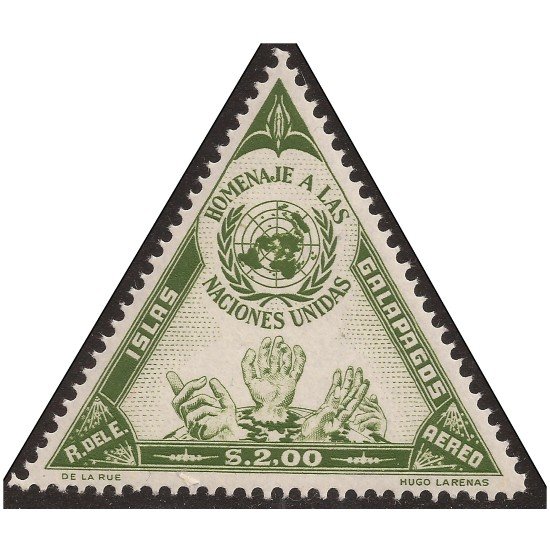 Ecuador A- 341 1959 Aéreo Homenaje a las Naciones Unidas MNH 