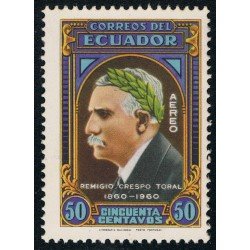 Ecuador A- 389 Aéreo Cº Nacimiento Dr. Remigio MNH 