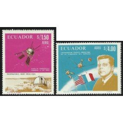 Ecuador A- 464/65 1967 Aéreo Cooperación especial Franco Americana Kennedy MH Ecuador A- 464/65 1967 Aéreo Cooperación especial Franco Americana Kennedy MH