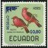 Ecuador A- 490 1967 Aéreo Pájaro Bird Fauna Rocoto Piranga MNH