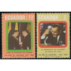 Ecuador A- 500/01 1968 Aéreo Toma de Posesión del mando MNH Ecuador A- 500/01 1968 Aéreo Toma de Posesión del mando MNH