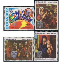 Ecuador A- 506/09 1970 39 Congrso Eucarístico Internacional Religión MNH Ecuador A- 506/09 1970 39 Congrso Eucarístico Internacional Religión MNH