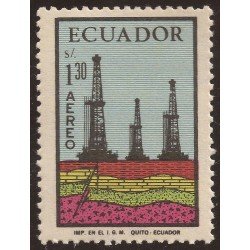 Ecuador A- 553 1972 Aéreo Industria petrolera MNH Ecuador A- 553 1972 Aéreo Industria petrolera MNH
