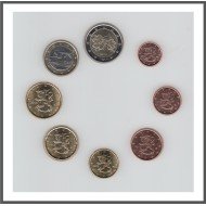 Finlandia 2013 Emisión monedas Sistema monetario euro € Tira