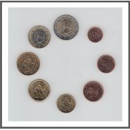 Francia 2015 Emisión monedas Sistema monetario euro € Tira Francia 2015 Emisión monedas Sistema monetario euro € Tira