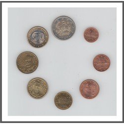 Grecia 2002 Emisión monedas Sistema monetario euro € Tira