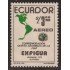 Ecuador A- 582 1974 Aéreo EXIGUA Asamblea de la FIAF MNH 
