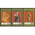 Ecuador A- 641/43 1977 50 Aniversario banco Central Museo de la banca MNH