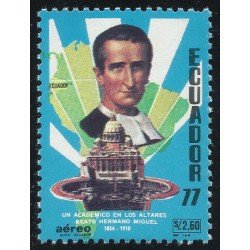 Ecuador A- 644 1977 Beatificación del Fraire Miguel Religion MNH