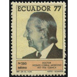 Ecuador A- 654 1978 Aéreo  Dr. Vicente Corral Moscoso MNH