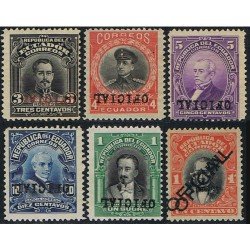 Ecuador S- 146a/50a 1928 Variedad Variety Servicios Service Ecuador S- 146a/50a 1928 Variedad Variety Servicios Service