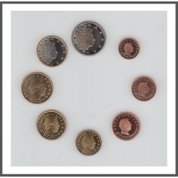 Luxemburgo 2003 Emisión monedas Sistema monetario euro € Tira