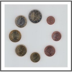 Luxemburgo 2007 Emisión monedas Sistema monetario euro € Tira