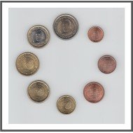 España 1999 Emisión monedas Sistema monetario euro € Tira España 1999 Emisión monedas Sistema monetario euro € Tira
