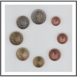 España 2014 Emisión monedas Sistema monetario euro € Tira España 2014 Emisión monedas Sistema monetario euro € Tira
