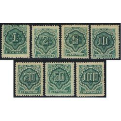 Ecuador Tasas 1/7 1896 MH Ecuador Tasas 1/7 1896 MH