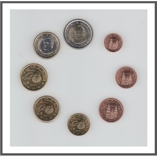 España 2009 Emisión monedas Sistema monetario euro € Tira España 2009 Emisión monedas Sistema monetario euro € Tira