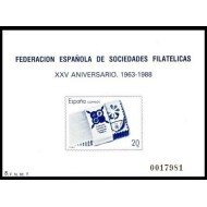 España Spain Prueba de lujo 16 1988 Aniversario Fesofi 88 España Spain Prueba de lujo 16 1988 Aniversario Fesofi 88