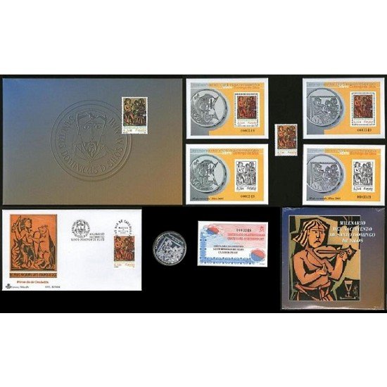 Pack Milenario del nacimiento de Santo Domingo de Silos 2001 Sin dentar