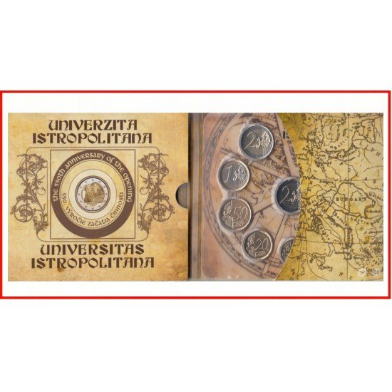 Eslovaquia 2017 Cartera Of. Monedas euro + 2€ Conm Universidad Istropolitana Eslovaquia 2017 Cartera Of. Monedas euro + 2€ Conm Universidad Istropolitana