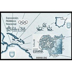España Spain Prueba de lujo 15A 1988 Pamplona Exfilna 88 