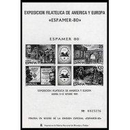 España Spain Prueba de lujo 3 1980 Espamer 80
