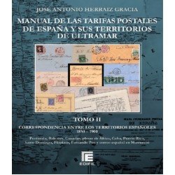Edifil Manual Tarifas Postales España y ultramar 1850 - 1900 Edifil Manual Tarifas Postales España y ultramar 1850 - 1900