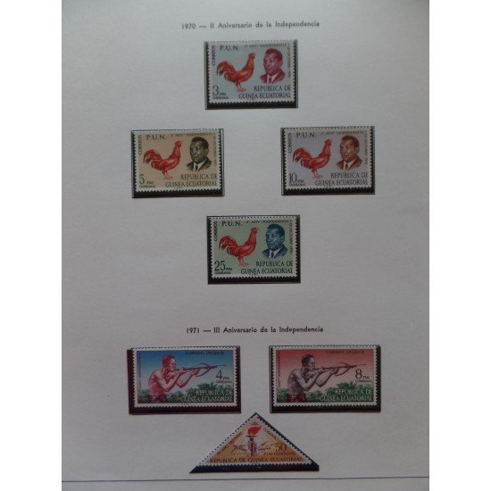 Colección Collection Guinea Ecuatorial de 1968-2003 MNH