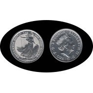 Britania Britannia 1 OZ onza 2017 Liberty 2£ Plata Ag