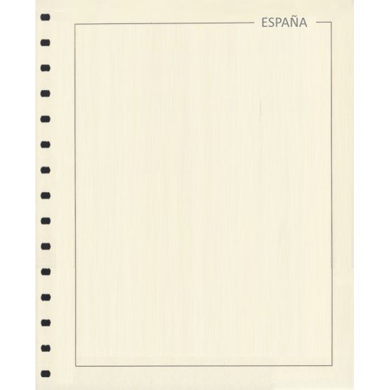Hojas de Sellos Edifil en blanco Título España Cartulina crema Paquete 50 Hojas Hojas de Sellos Edifil en blanco Título España Cartulina crema Paquete 50 Hojas