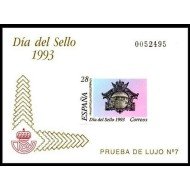 España Spain Prueba de lujo 28 1993 Día del Sello 93 España Spain Prueba de lujo 28 1993 Día del Sello 93