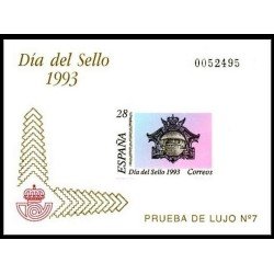 España Spain Prueba de lujo 28 1993 Día del Sello 93  