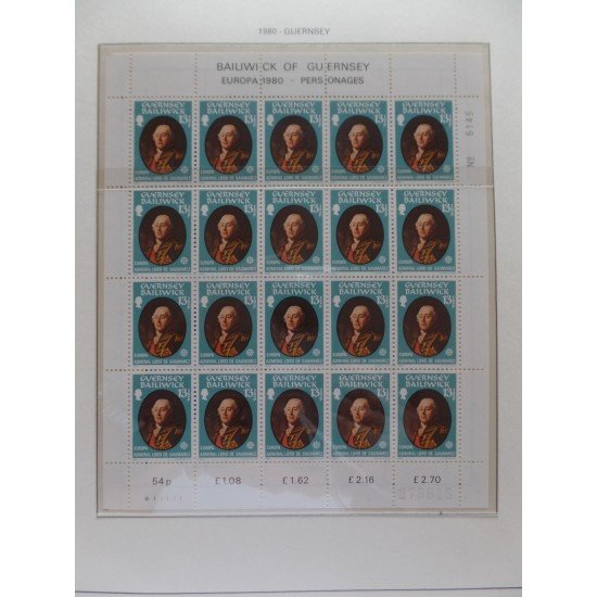 Colección Collection Tema Europa 1980 - 1990 Minihojitas 