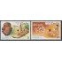 Upaep Cuba 2952/53 1989 Piedra tallada Petroglifos MNH