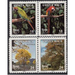 Upaep Costa Rica 536/39 1990 Ara Macao Ambigua MNH Upaep Costa Rica 536/39 1990 Ara Macao Ambigua MNH