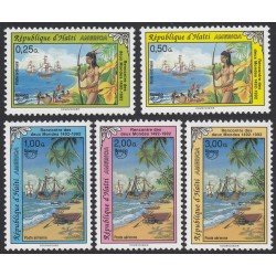 Upaep Haití 853/54 665/667 1992 Indio y Carabelas MNH