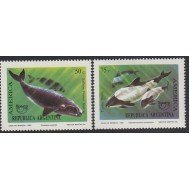 Upaep Argentina 1831/32 1993 Eubalaena australis Cephalorhynchus MNH Upaep Argentina 1831/32 1993 Eubalaena australis Cephalorhynchus MNH