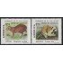 Upaep El Salvador 1178/79 1993 Dasyprocta Phocyon fauna MNH