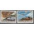 Upaep Bolivia 882/83 1994 Tranvía Furgoneta Carro  Avión MNH