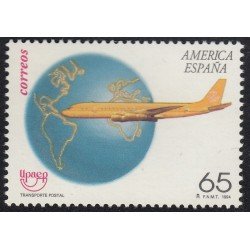 Upaep España 2912 1994 Avión y Globo terraqueo MNH Upaep España 2912 1994 Avión y Globo terraqueo MNH
