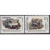Upaep Honduras 856A/856B 1994 Correo en coche y motocicleta car motorcycle MNH