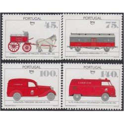 Upaep Portugal 2022/25 1994 Carreta Vagón Furgoneta Mercedes y Volkswagen horse car MNH
