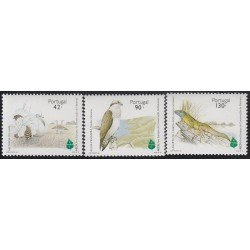 Upaep Portugal SH HB/108 Otis tarda Pandion haliaetus pájaro bird fauna MNH