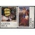 Upaep Costa Rica 615/16 1996 Pintura painting de Manuel de la Cruz y Gonzalo Morales MNH
