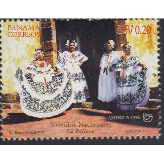 Upaep Panamá 1159 1996 La Pollera MNH