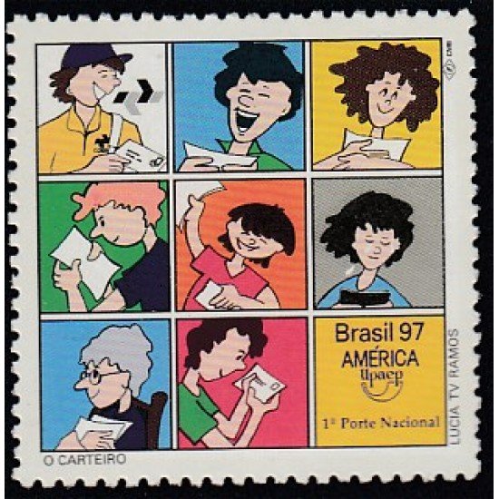 Upaep Brasil 2309 1997 Reacción de los destinatarios MNH Upaep Brasil 2309 1997 Reacción de los destinatarios MNH